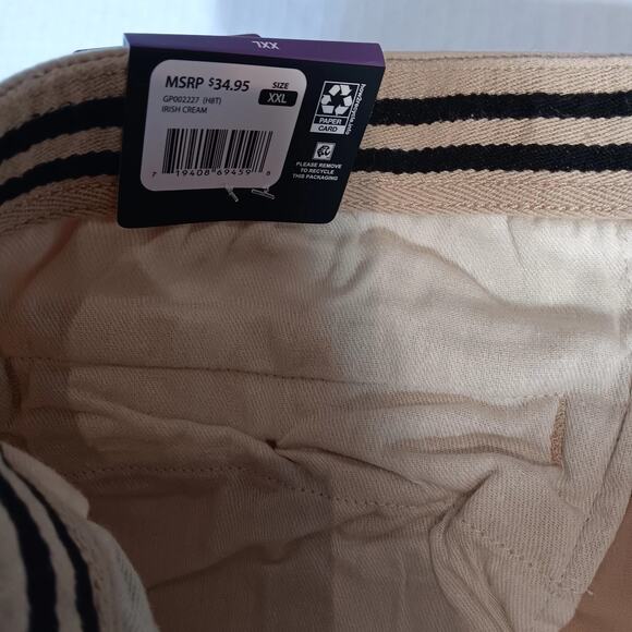 NWT Gap Men's XXL 7" Inseam Stretch Twill Pull On Short Irish Cream Tan - Picture 5 of 11